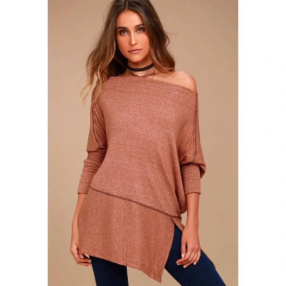 tunic boho off shoulder Lagenlook thermal loose hippy indie festival warm winter - Picture 1 of 7